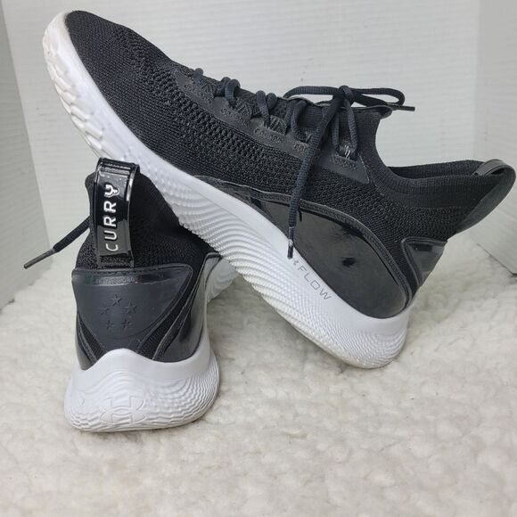 Under Armour Curry Flow 8 Men's Sneaker Size 12 Black White Stephen 3024… - Picture 6 of 11